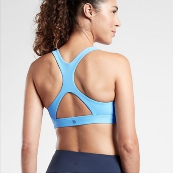 Athleta Other - Athleta Women’s Ultimate Sports Bra Activewear Athletic Baby Blue Size XS